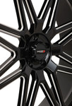 System 3 Gloss Black/Milled ST-7 & Sedona Ridge Saw Wheel & Tire Kit