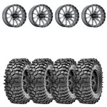 Raceline A95SG Trophy Simulated Beadlock & Maxxis Roxxzilla Radial Wheel & Tire Kit