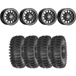 Sedona Black Sano Beadlock & System 3 XT400 Extreme Trail Radial Wheel & Tire Kit