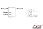 XTC ON/OFF Blue Bottom LED SPST Momentary Carling Switch