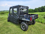 3 Star - Polaris Ranger Crew 570 Mid Size BLACK Full Cab Enclosure for Hard Windshield