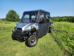 3 Star - Polaris Ranger Crew 570 Mid Size BLACK Full Cab Enclosure for Hard Windshield