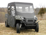 3 Star - Polaris Ranger Crew 570-4 BLACK Full Cab Enclosure w/ Vinyl Windshield