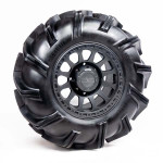 Falcon Ridge - Kawasaki Mule Pre-Mounted Outlaw 3 Tire with Gun Metal Gray Pitch SBL-12S Wheel