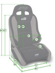 PRP - EnduroCrawl Reclining Suspension Seat
