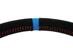 PRP - Yamaha Viking/Wolverine/YXZ Shreddy Shred White and Blue Deep Dish Steering Wheel