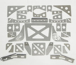 RT PRO - Polaris RZR 800 Weld-in Chassis Gusset Kit