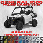 Polaris General 1000 2 Seater Tender Spring Kit (Walker Evans Shocks)(Non-XP) - Full Kit