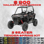 Polaris RZR S 900 2 Seater Tender Spring Kit (Walker Evans Shocks) - Full Kit