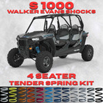 Polaris RZR S 1000 4 Seater Tender Spring Kit (Walker Evans Shocks) - Full Kit