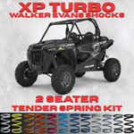 Polaris RZR XP Turbo 2 Seater Tender Spring Kit (Walker Evans Shocks) - Full Kit