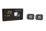 Diode Dynamics Universal Stage Series C1r White Flood Flush Mount Led Pod (pair)