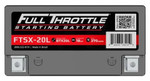 Full Throttle Battery Ftsx-20l Kawasaki Mule Direct Fit - High Performance Agm Starting Battery