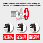 APEXX Rear Raked Upper & Lower Control Arms CFMOTO U10 Pro