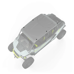 Genuine 2024+ Polaris RZR XP 1000 4 | XP S 1000 4 Poly Roof Cargo Basket Mount Hardware