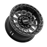 MetalFX Rampage Beadlock (4-lug) - Gloss Black Contrast Cut