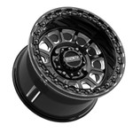 MetalFX Rampage Beadlock (4-lug) - Gloss Black Contrast Cut