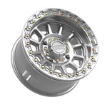 MetalFX Rampage Beadlock (4-lug) - Gloss Silver Machined