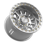 MetalFX Rampage Beadlock (4-lug) - Gloss Silver Machined