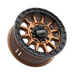 MetalFX Rampage Beadlock (4-lug) - Smoked Bronze w/ Gloss Black Ring