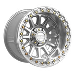 MetalFX Rampage R Beadlock (5-lug) - Gloss Silver Machined
