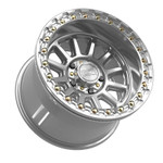 MetalFX Rampage R Beadlock (5-lug) - Gloss Silver Machined