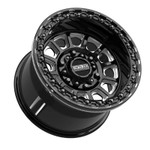 MetalFX Rampage 6R Beadlock - Gloss Black Contrast Cut