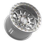 MetalFX Rampage 6R Beadlock - Gloss Silver Machined