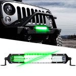 XK Glow 2-in-1 White & Green LED Light Bar