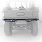 DRT Motorsports Rear Bumper installed on 2025+ CFMOTO U10 Pro with high-clearance design and integrated LED lights