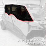 Dirt Warrior - Can-Am Commander 4-Seat Cab Enclosure "THE VAULT" Upper Side Doors & Panels