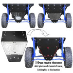 Factory UTV - Polaris RZR XP 900 UHMW Skid Plate