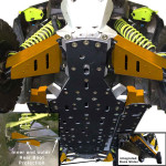 Ricochet Offroad - Can-Am Maverick MAX X-RS/XDS Turbo Complete Skid Plate Set