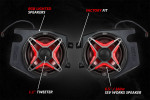 SSV Works - Polaris RZR V-Spec 5-Speaker Plug-&-Play Kit w/ JVC