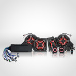 SSV Works - Polaris Xpedition ADV/XP 1800w 7-Speaker Phase-5 V-Spec Plug-&-Play Audio Kit for Ride Command