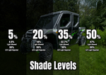 Terick Solutions - Kawasaki Ridge 2-Door/4-Door Pre-Cut Ceramic Window Tint | Front Windshield