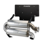 Trinity Racing - Polaris Xpedition Dual Muffler Exhaust- Quiet Slip on (Reduces Noise)