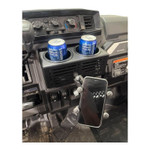 Ajk Offroad Kawasaki Ridge Cup Holder Dash Mount