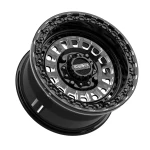 Metal FX Sicario Beadlock UTV Wheel - Gloss Black Contrast Cut