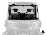 Assault Industries Flip Windshield for Can-Am Defender 1/4-inch Polycarbonate