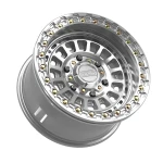 MetalFX Sicario 6R Beadlock - Gloss Silver Machined