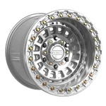 Metal FX Sicario 6R Beadlock - Gloss Silver Machined