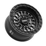 Metal FX Sicario 6R Beadlock - Satin Black w/ Gloss Black Ring