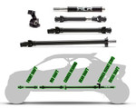 Sandcraft Can-Am Maverick R 4 Seat Complete Driveline Kit