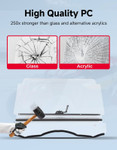 Kemimoto - Can-Am Commander (2011-2020) 3-in-1 Flip Windshield
