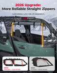 Kemimoto - Can-Am Commander MAX Soft Cab Enclosure Upper Doors
