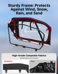 Kemimoto - Can-Am Maverick X3 Cab Enclosure with Steel Frame
