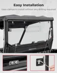 Kemimoto - Kawasaki Ridge Rear Windshield