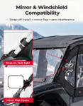 Kemimoto - Kawasaki Teryx KRX 4 1000 Upgraded Soft Upper Doors