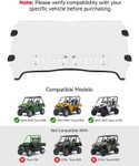 Kemimoto - Kawasaki Teryx Vented Front Windshield